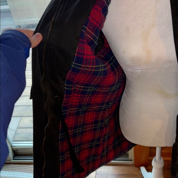 Women's Old Navy Green Parka with Faux Fur Hood - Picture 8 of 11